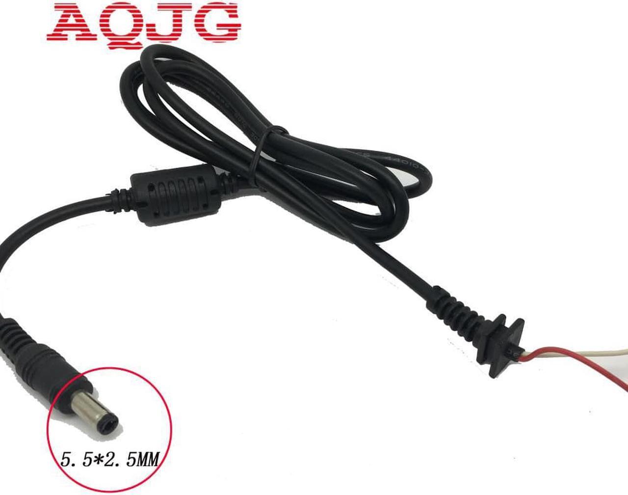 DC 5.5x2.5mm / 5.5*2.5mm Power Cable for Lenovo Toshiba Acer Laptop Power Adapter Supply Charger DC Jack Cord Cable Black