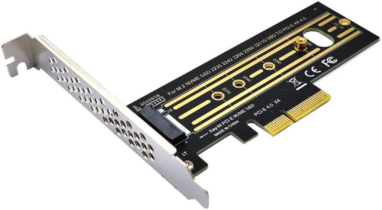 For Key-M PCI-E NVME SSD Adapter Card M.2 NVME 2230-22110 Size SSD to PCI-E PCIe 4X 4.0 Converter Adapter PCI Express Riser Card