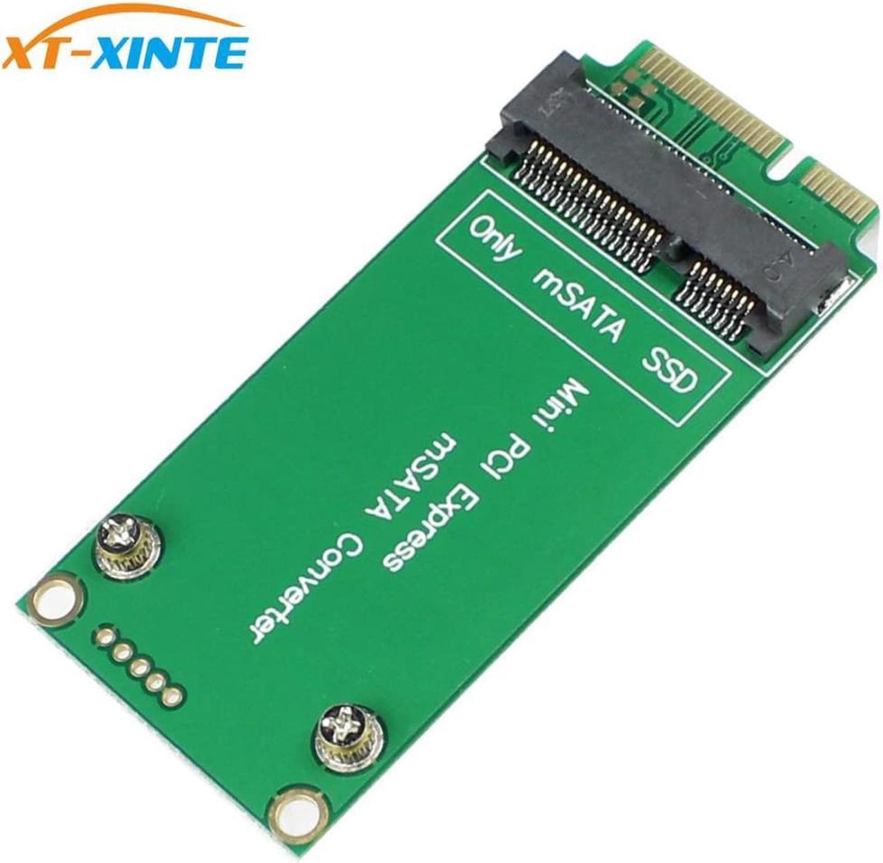 mSATA Adapter to Mini PCI-e SATA SSD Adapter Converter Card for Asus Eee PC 1000 S101 900 901 900A T91 3x5cm