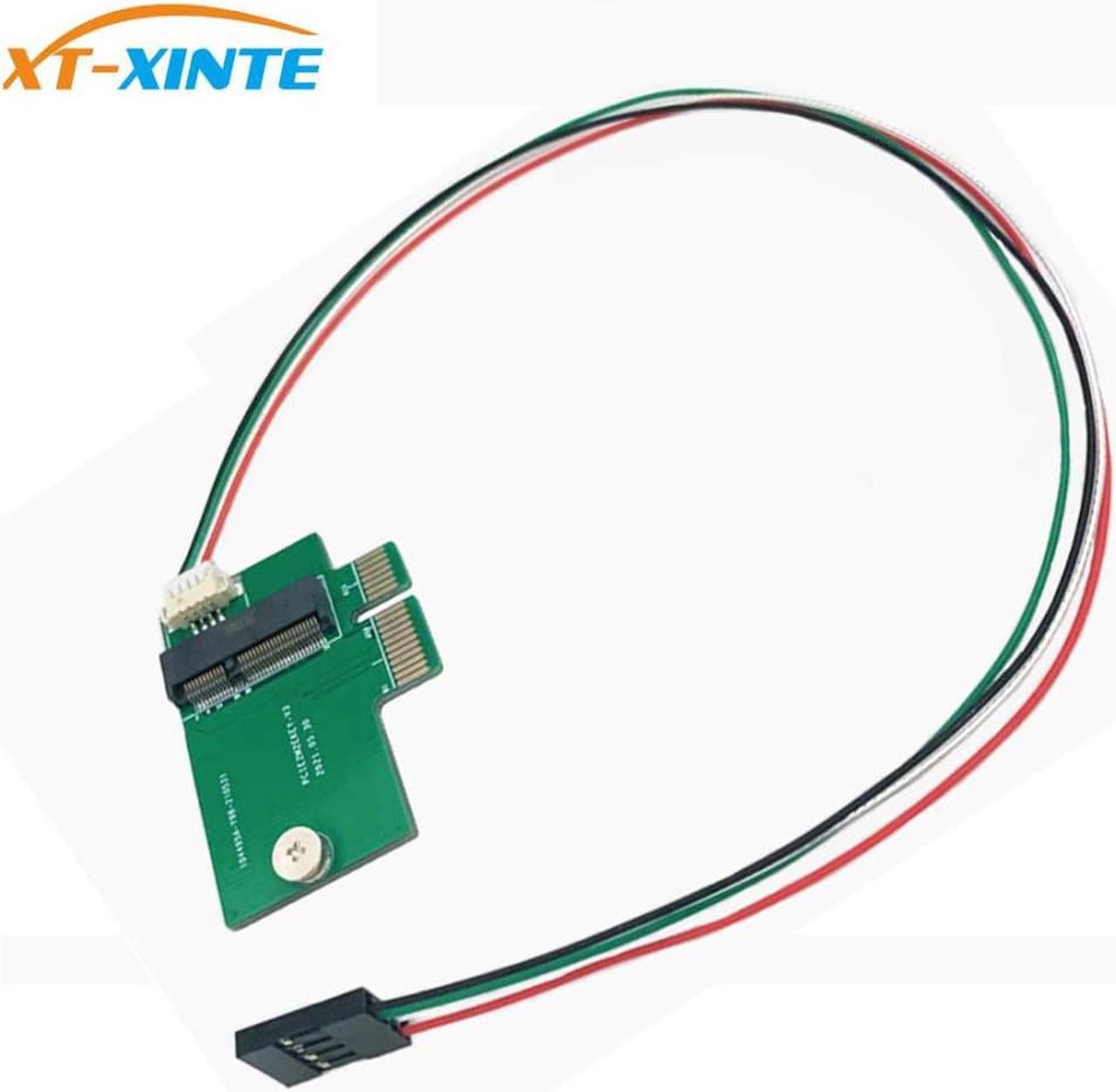 XT-XINTE M.2 Network Card to PCIE-1X Adapter Card for NGFF SSD Network Card Adapter for Desktop PCI Express 1X Converter Card