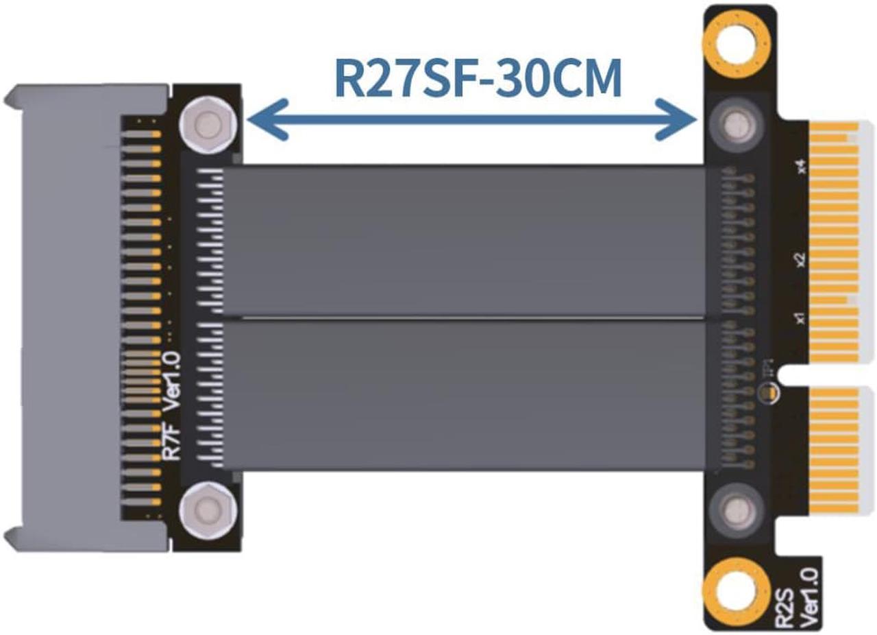 ADT-Link  R27SF U2 U.2 SSD to PCI-E 3.0 x4 SFF-8639 PCIe Extension Data Cable High Rate Transmission 8G/bps