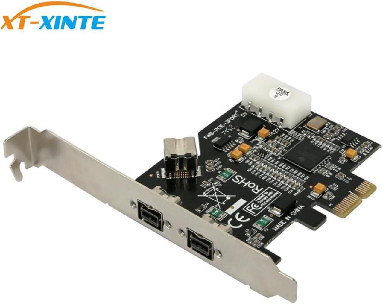 PCI Express PCI-E x1 to 3 Ports 1394B Controller Card Add On Card for FireWire 800 IEEE 1394 B 2+1 Digital Camera Video Capture