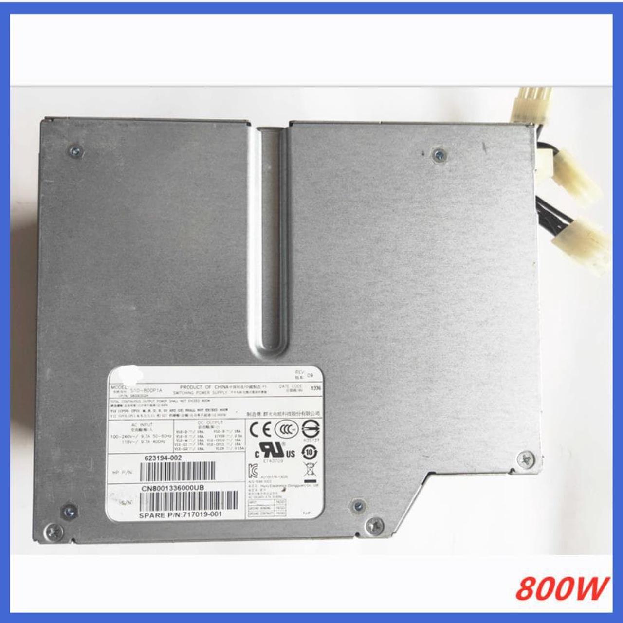 Power Supply For HP S10-800P1A 717019-001 623194-002 S10-800P1A 800W PSU Adapter Switch