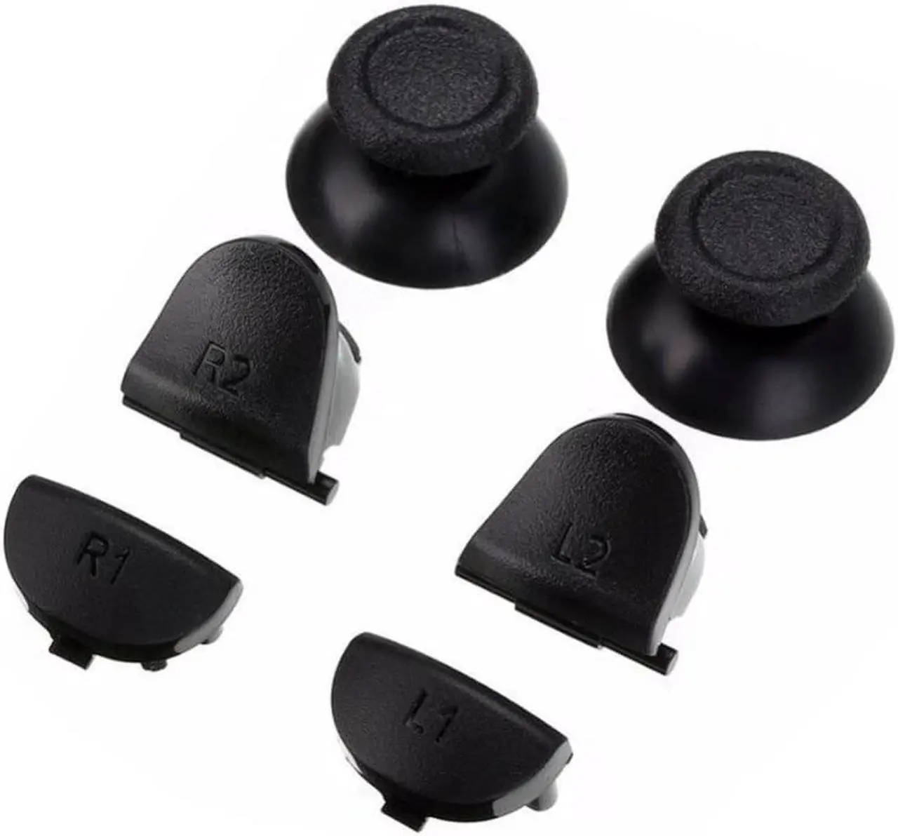 Alt view image 2 of 3 - 8 In 1 Analog Thumb Sticks For Playstation PS4 Controller L/R2 Trigger Button For PS4 Gamepad Replacement Part Handle Repair Set