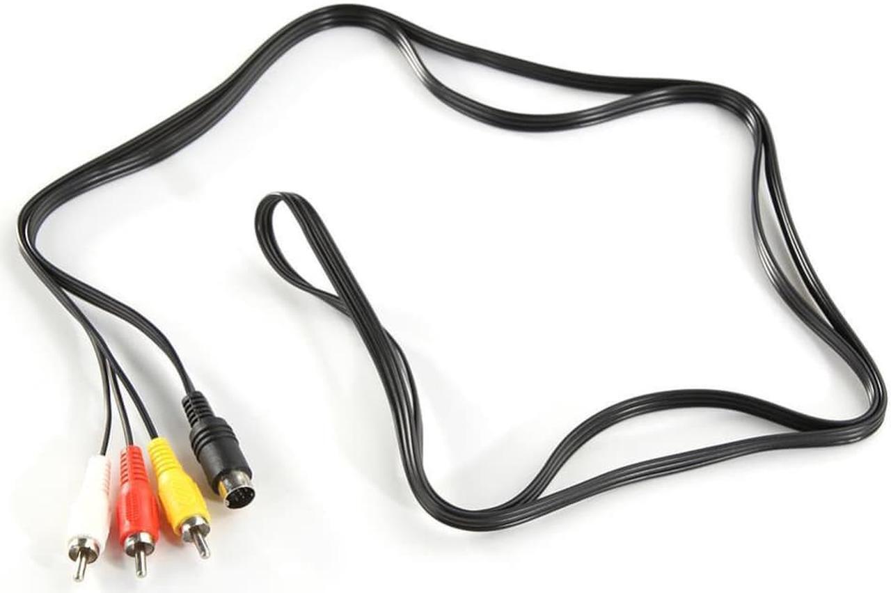 Alt view image 3 of 3 - 1.8M 9 Pin Game Audio Video AV Stereo Composite Cable For Sega Genesis 2 A/V RCA Connection Cord Wire For SEGA Genesis/MD 2 3