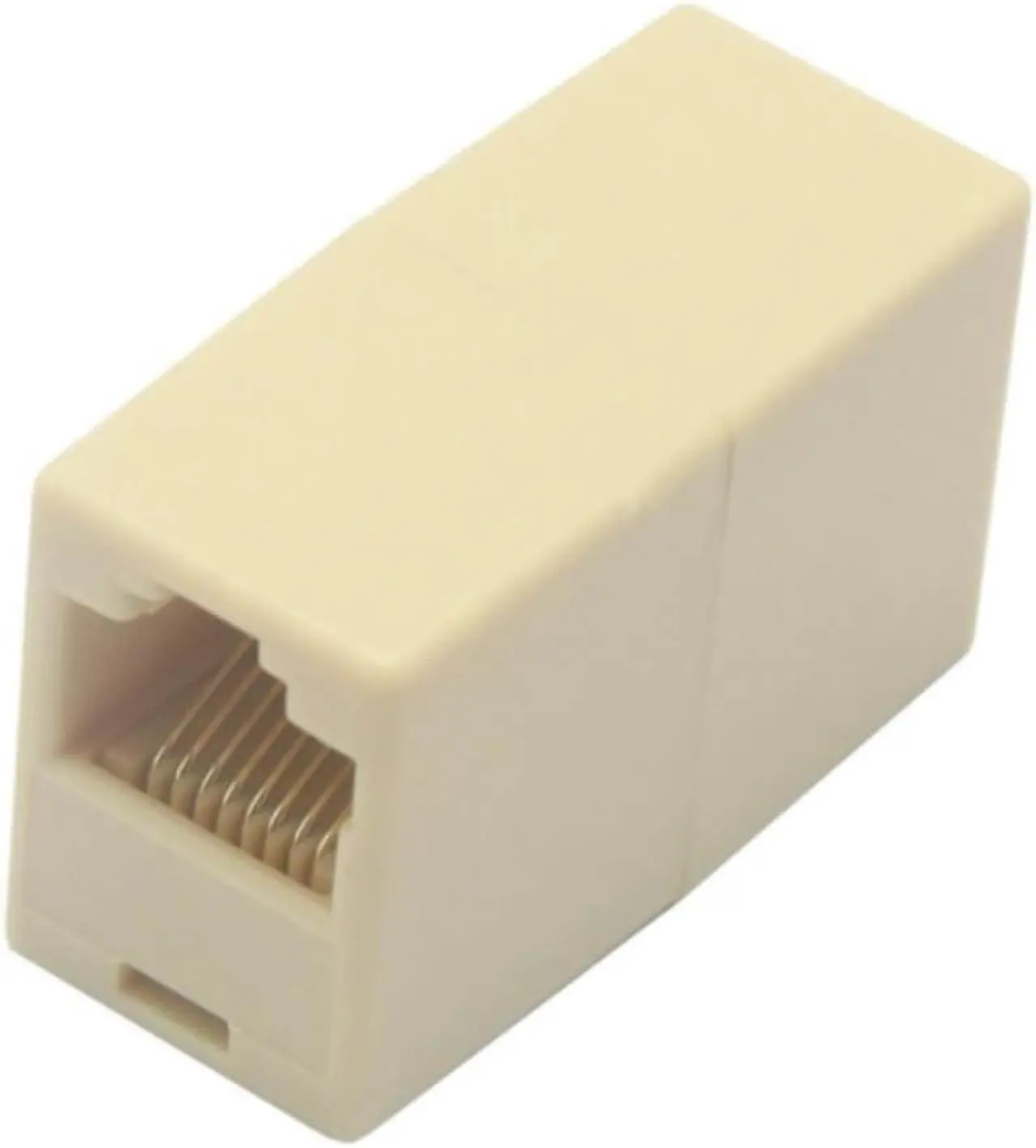 Alt view image 2 of 2 - 5PC Network Ethernet Dual Straight Head Lan Cable Joiner Coupler RJ45 CAT 5 5E 6 6a Extender Plug Network Cable Connectors
