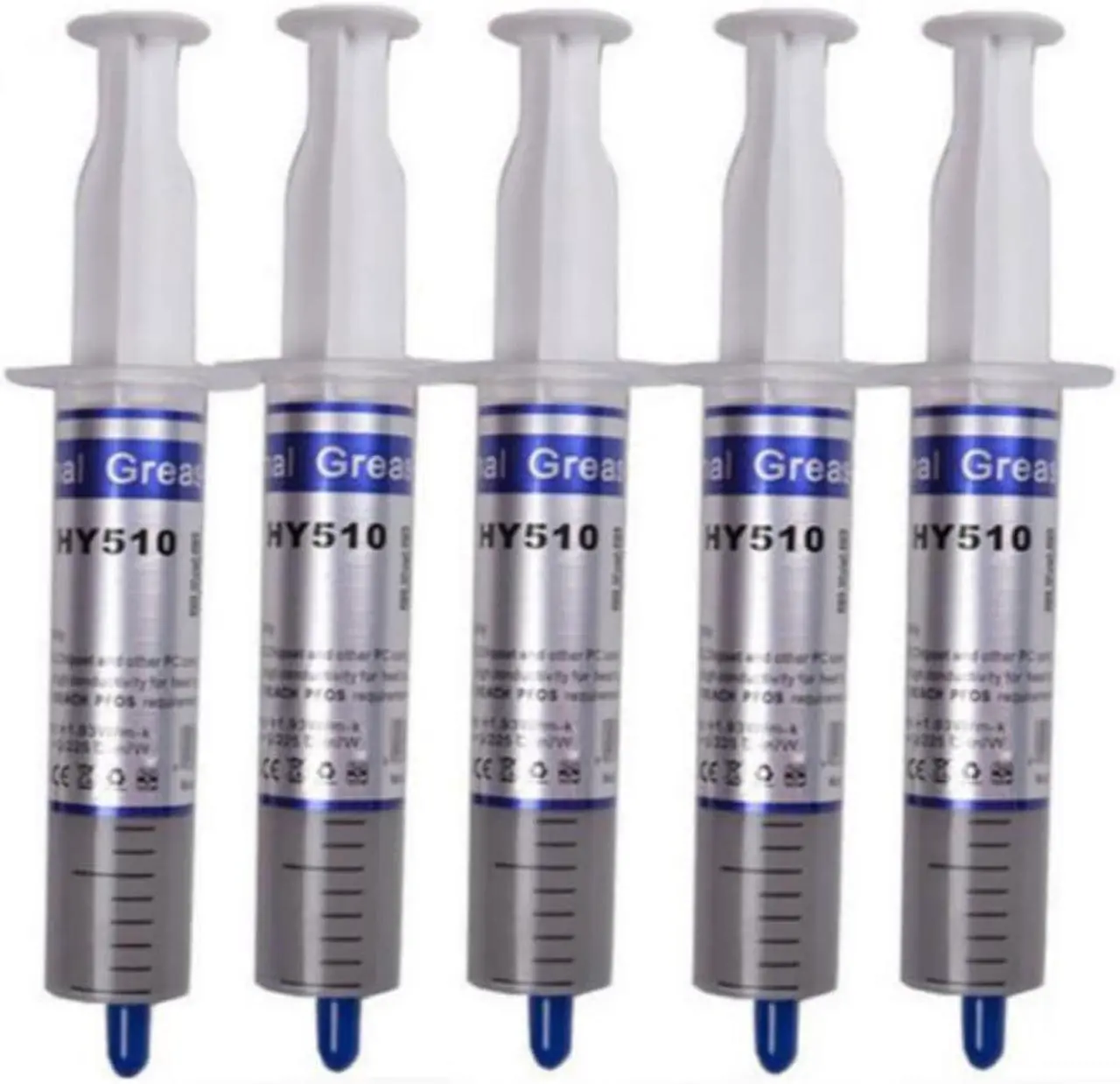 Alt view image 2 of 3 - HY510 Thermal Conductive Silicone Grease Paste for GPU CPU Chipset Cooling -30 to180 Degree 1.93 W/m-K Grey Cooling Prop