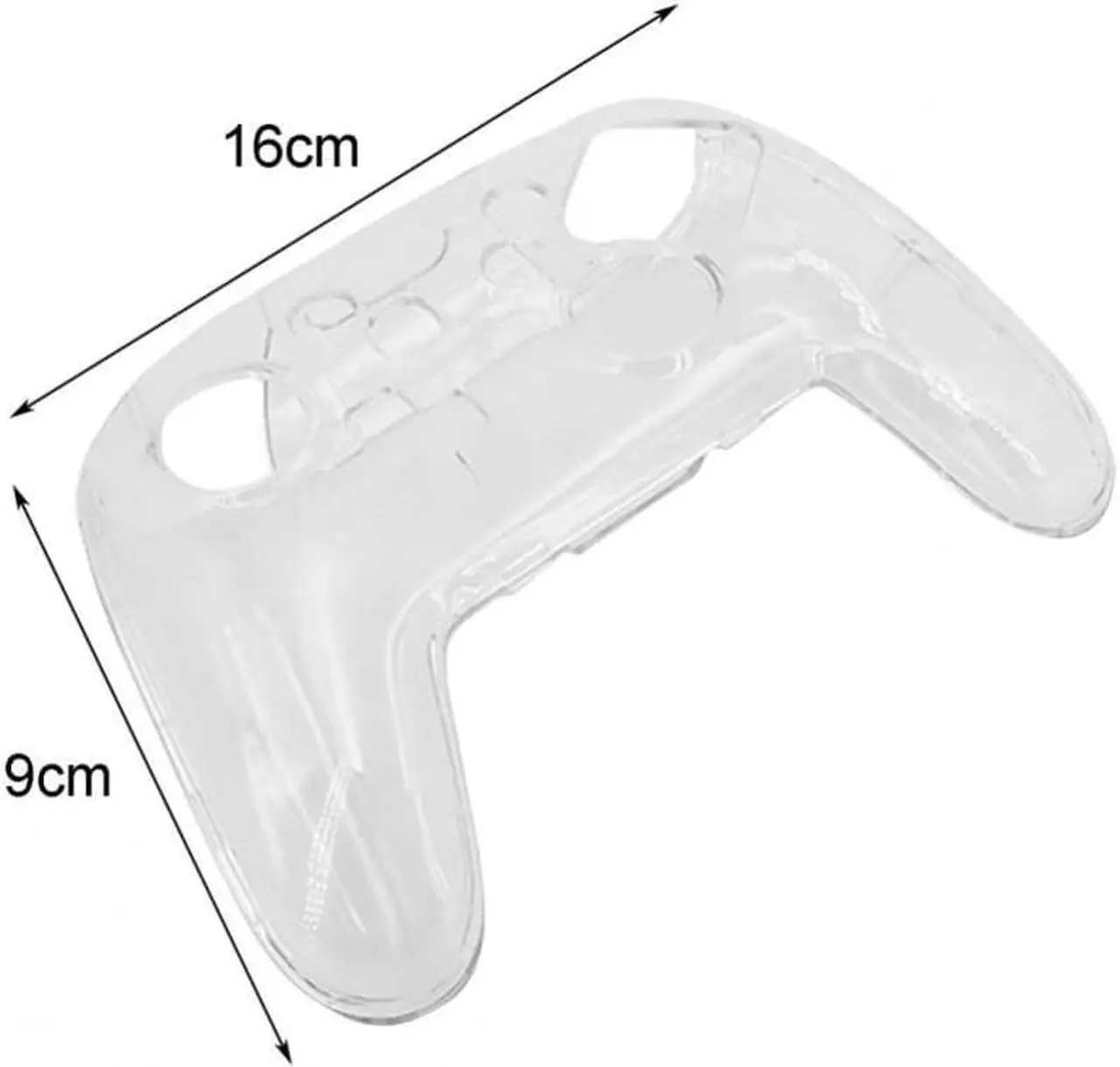 Alt view image 3 of 3 - Transparent Clear anti-scratch dustproof shockproof Crystal Game Controller Gamepad Protective Cover Shell Case for NS PRO