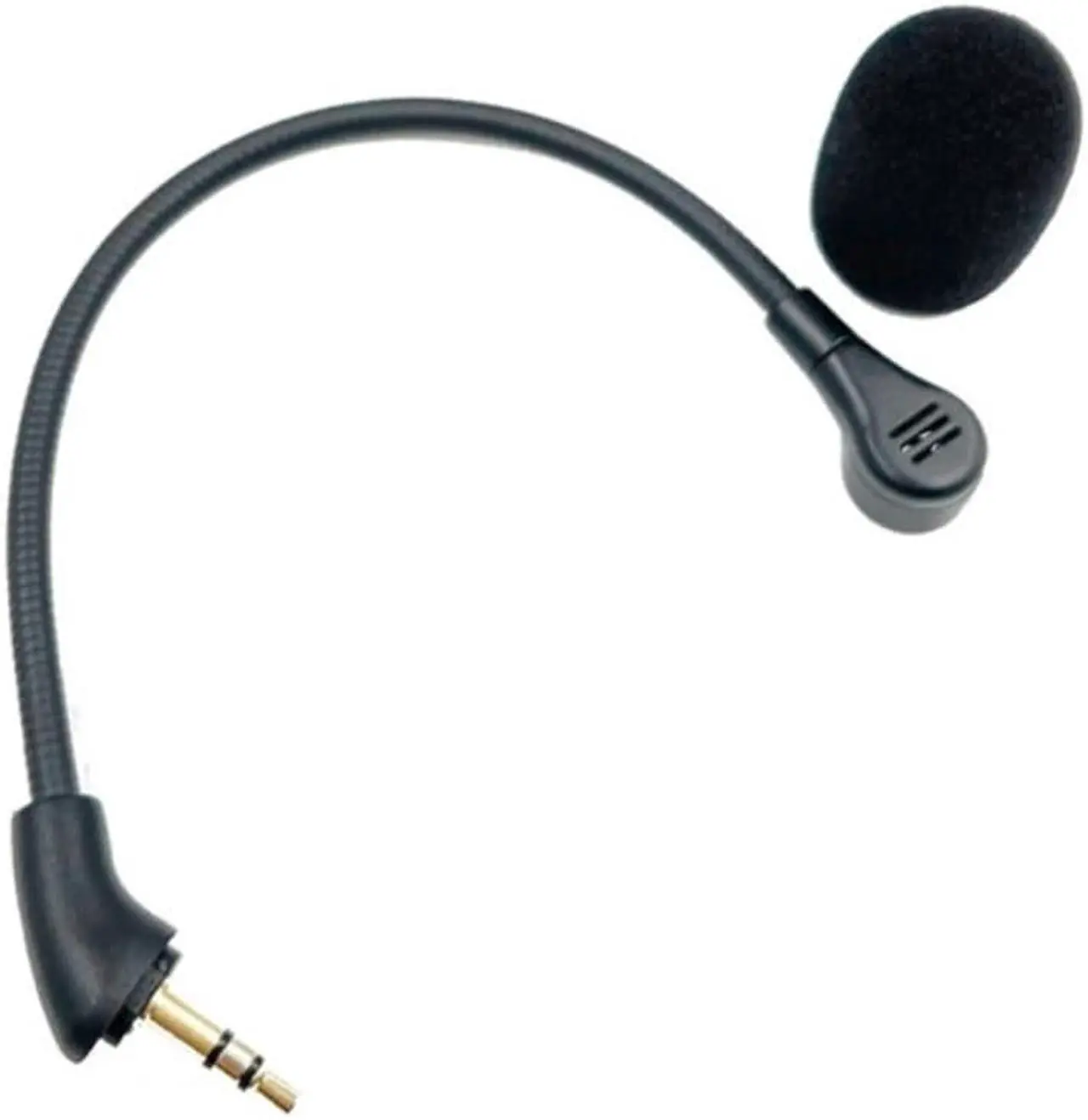 Alt view image 3 of 3 - Game Mic Replacement for Hyper X Cloud MIX Wireless Gaming Headset, 3.5mm Microphone Boom with Foam Cover