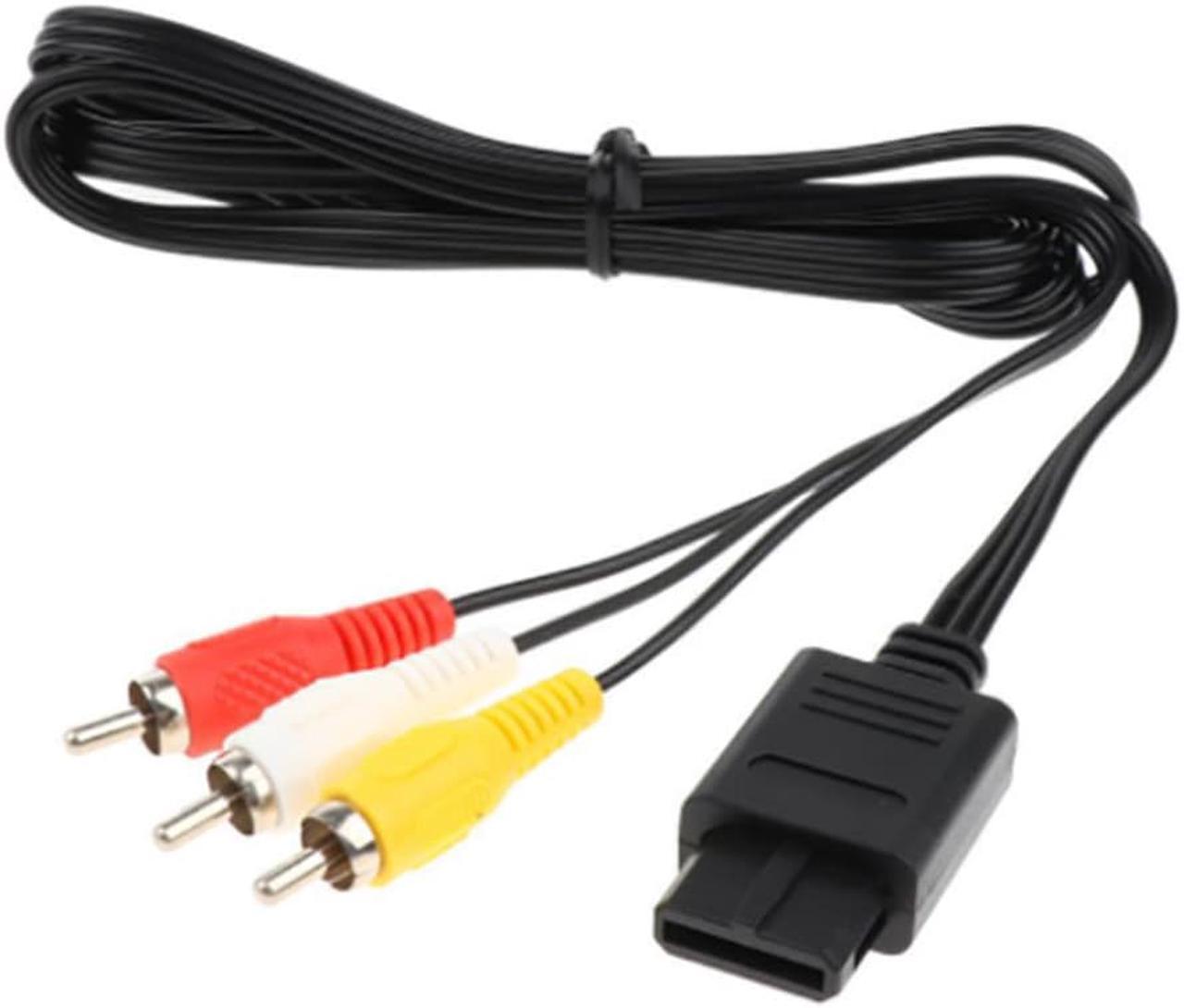 Main image of 1.8M for Nintendo 64 Audio TV Video Cord AV Cable to RCA for Super Nintendo GameCube N64 SNES Game Cube Accessory