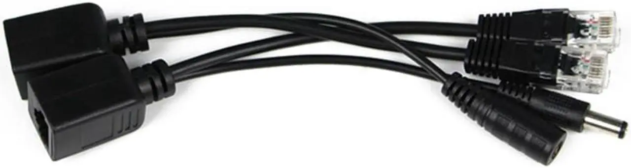 Alt view image 3 of 3 - Hot POE Cable Passive Power Over Ethernet Adapter Cable POE Splitter Injector Power Supply Module 12-48v For IP Camera