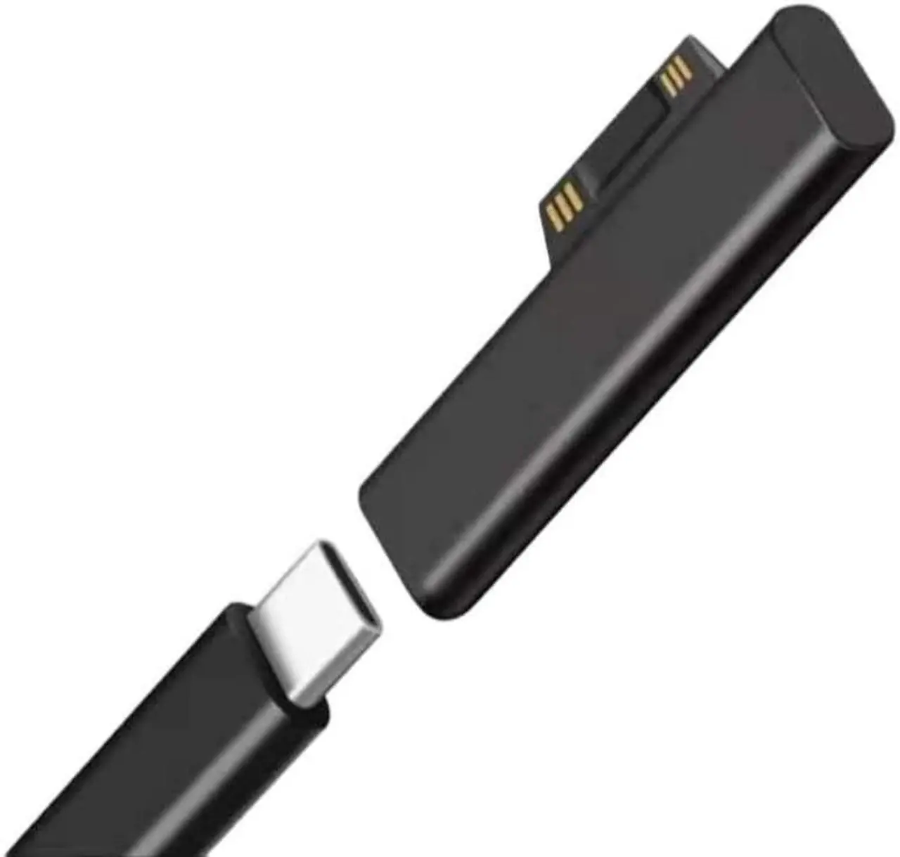 Alt view image 3 of 3 - USB Type C PD Fast Charging Plug Converter for Microsoft Surface Pro 3 4 5 6 Go USB C Female Adapter Connector for Surface Book