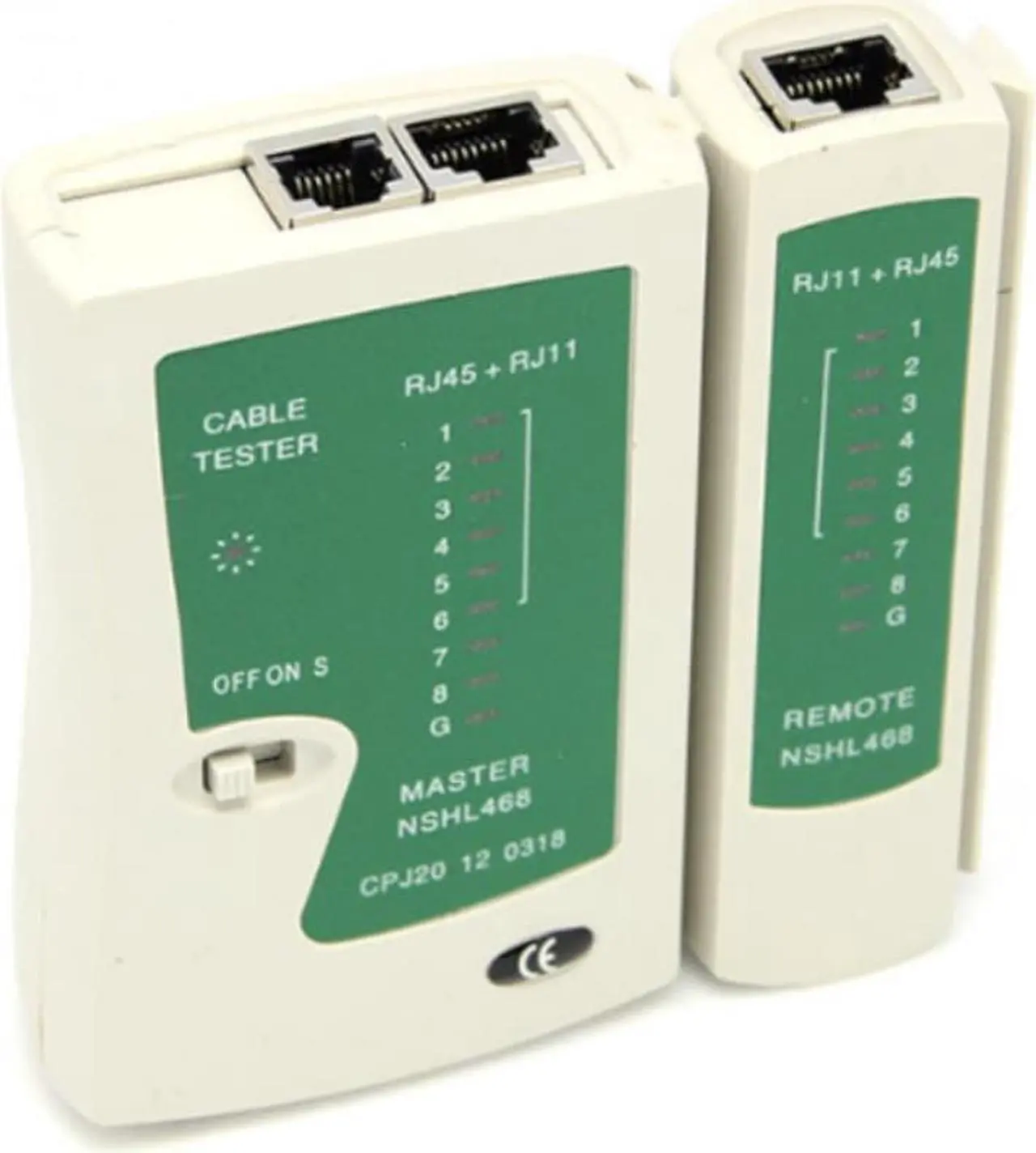 Alt view image 2 of 2 - RJ45 RJ11 RJ12 Network Cable Tester Cat5 6 UTP LAN Cable Tester Networking Wire Telephone Line Detector Tracker Tool
