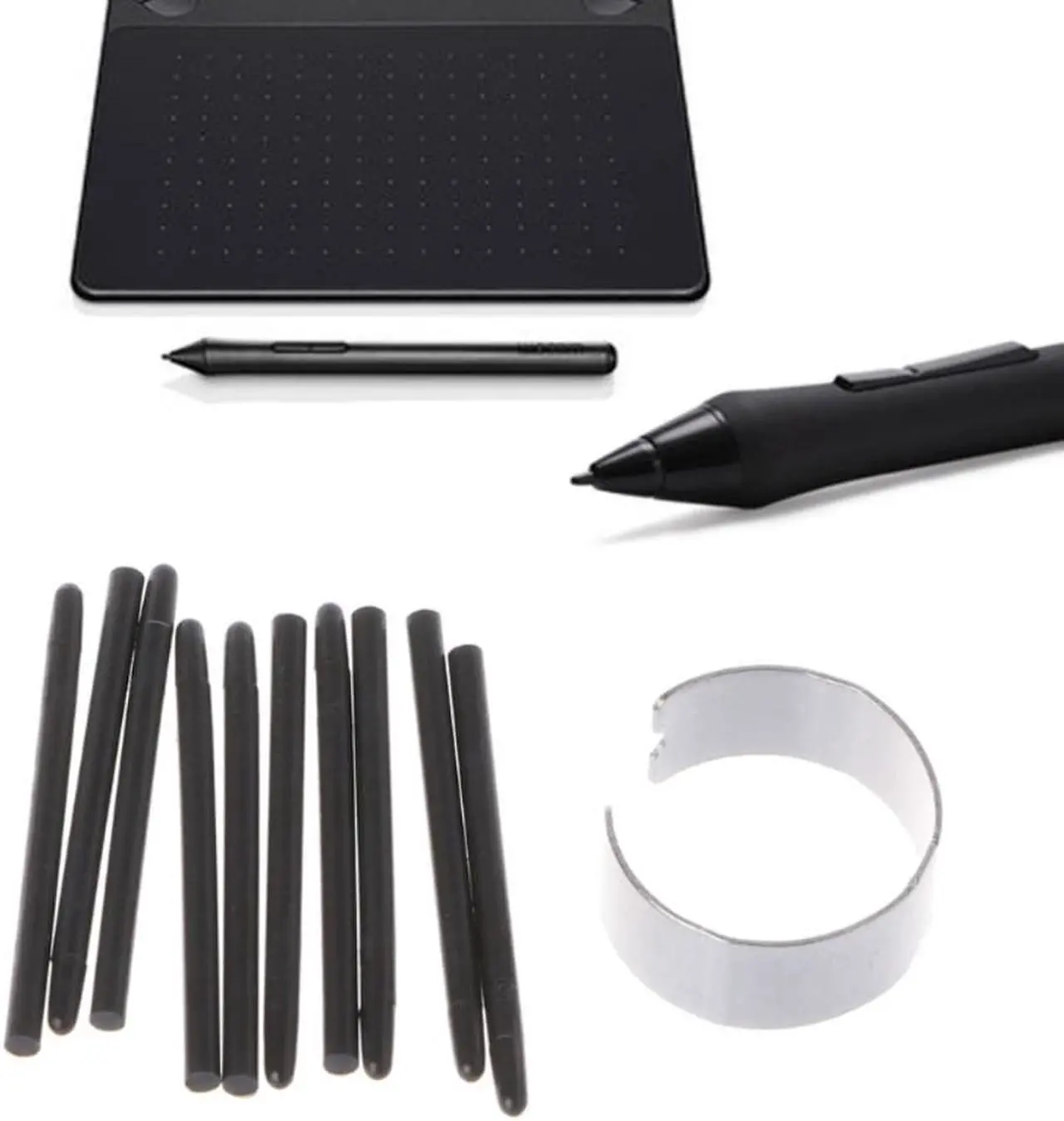 Alt view image 3 of 3 - 10 Pack Replacement Nibs for Drawing Tablet Stylus Suitable for  BAMBOO CTE, MTE, CTL, CTH  Intuos 3, Intuos 4 Bamboo