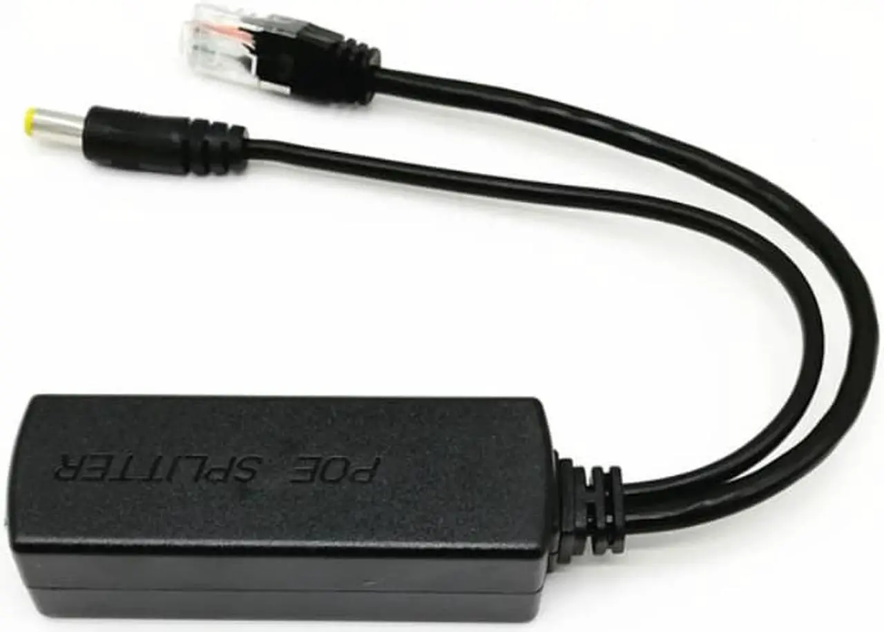 Alt view image 3 of 3 - 10/100M IEEE802.3at/af Power Over Ethernet PoE Splitter Adapter for IP Camera 80x27x22mm/3.15x1.06x0.87in 48vto12V Isolated POE