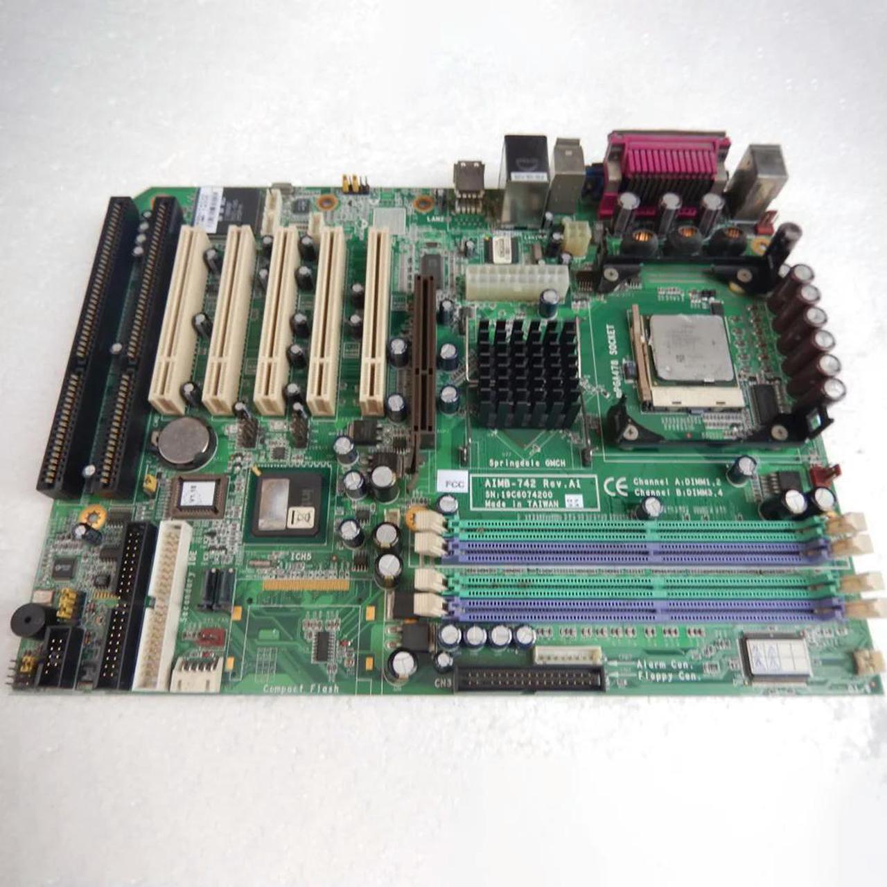Main image of Industrial Control Board Server Motherboard For AIMB-742 REV A1 A2  2*ISA  LGA478 Fully Tested Good Hot
