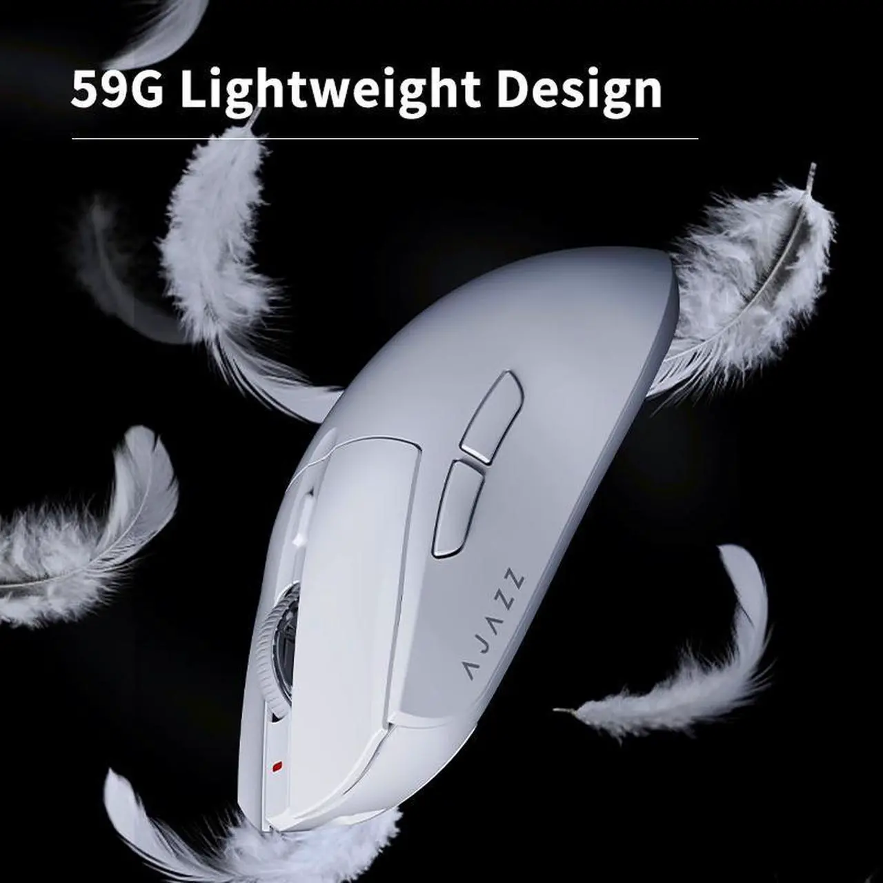 Main image of AJAZZ AJ139 MC Wireless Mouse with Free Feets CX52650P Chip Gaming Chipset 16000dpi Professional Gaming Mouse for PC 6 Buttons Mouse For Computer PC Laptop Desktop white
 Mouse
