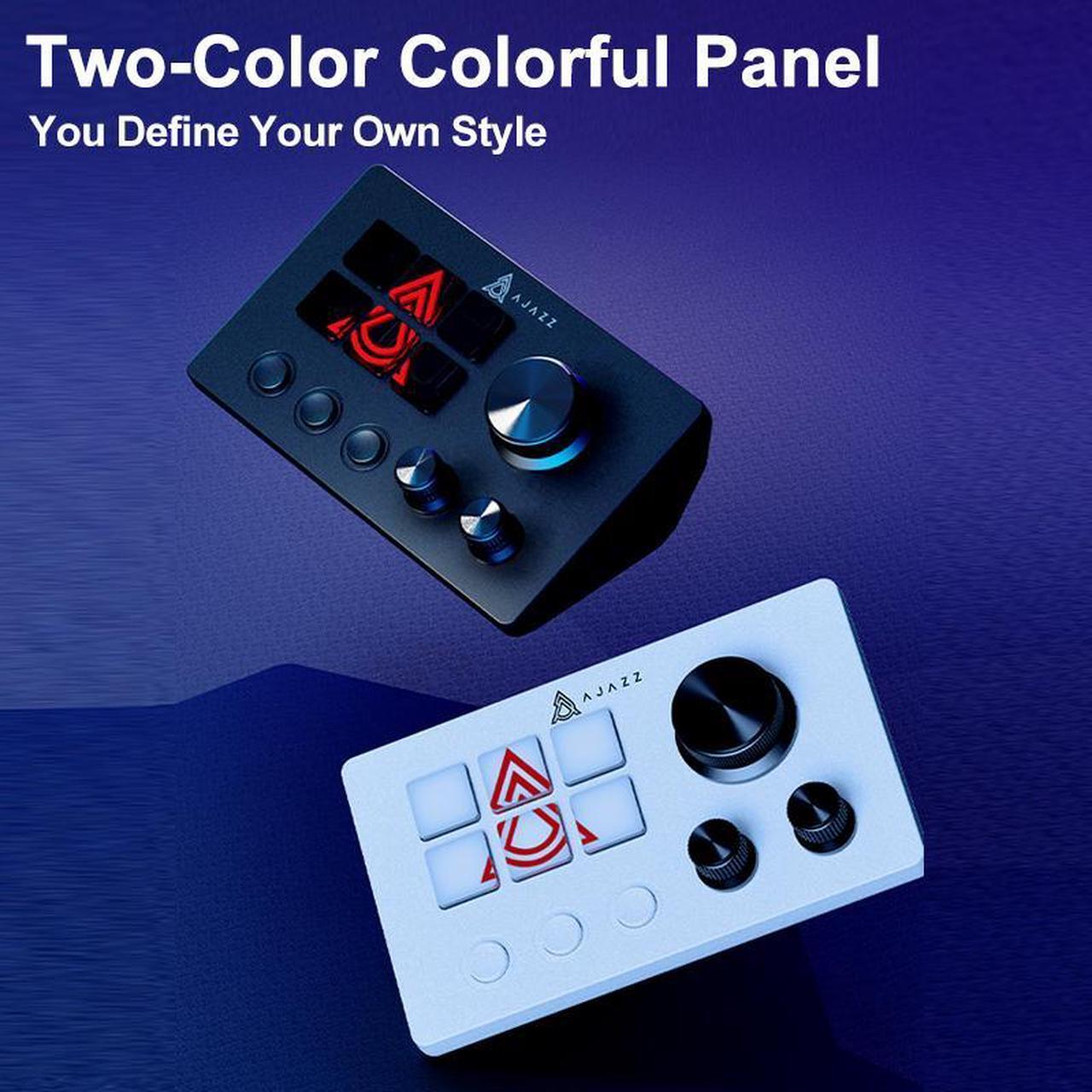 Alt view image 3 of 7 - Ajazz AKP03E Programmable Macro Keyboard 12 Keys Mechanical Gaming Keyboard Custom Button Mini Keyboard For Multiple Scenario Black
