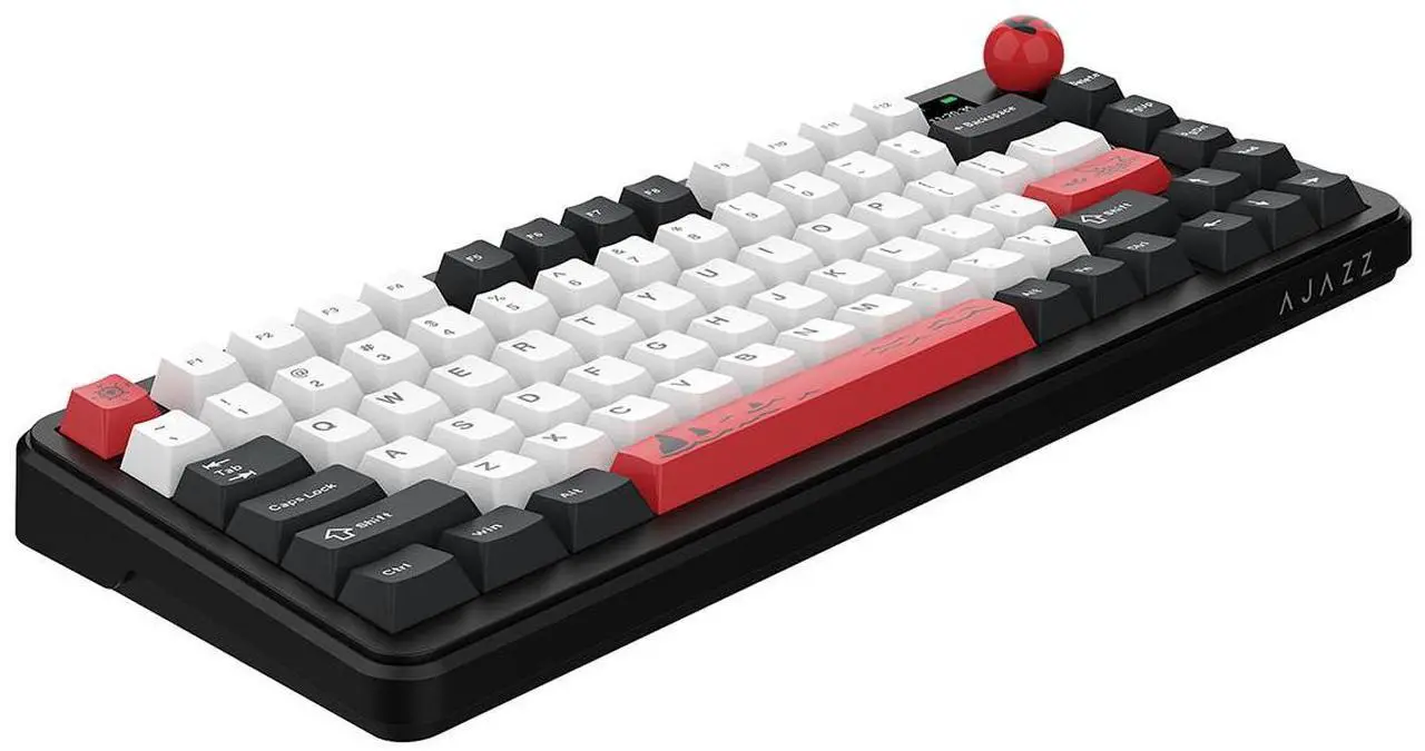 Alt view image 6 of 6 - AJAZZ AK820 MAX Plus Gaming Keyboard Tri Mode 8000mAh Gasket TFT Screen Hot Plug Mechanical Keyboard Customized PC Accessory Black-Avocado Axis switch