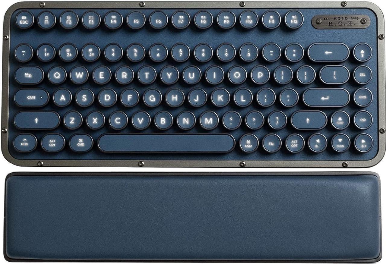 Main image of Azio Retro Compact Keyboard Limited Edition Set - Poseidon (MK-RCK-L-07-US)