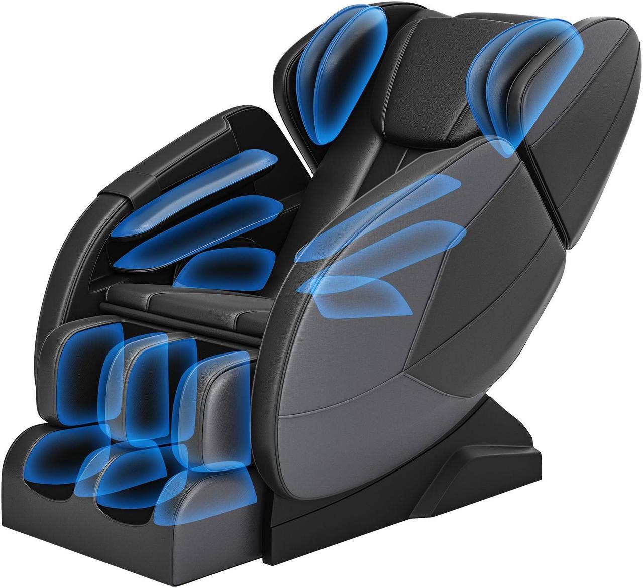 Main image of Real Relax®MM450 Massage Chair Full Body, 2024 Massage Chair with 8 Fixed Shiatsu Massage Rollers, Zero Gravity Mode, Heater, Bluetooth, Foot Massage, Black