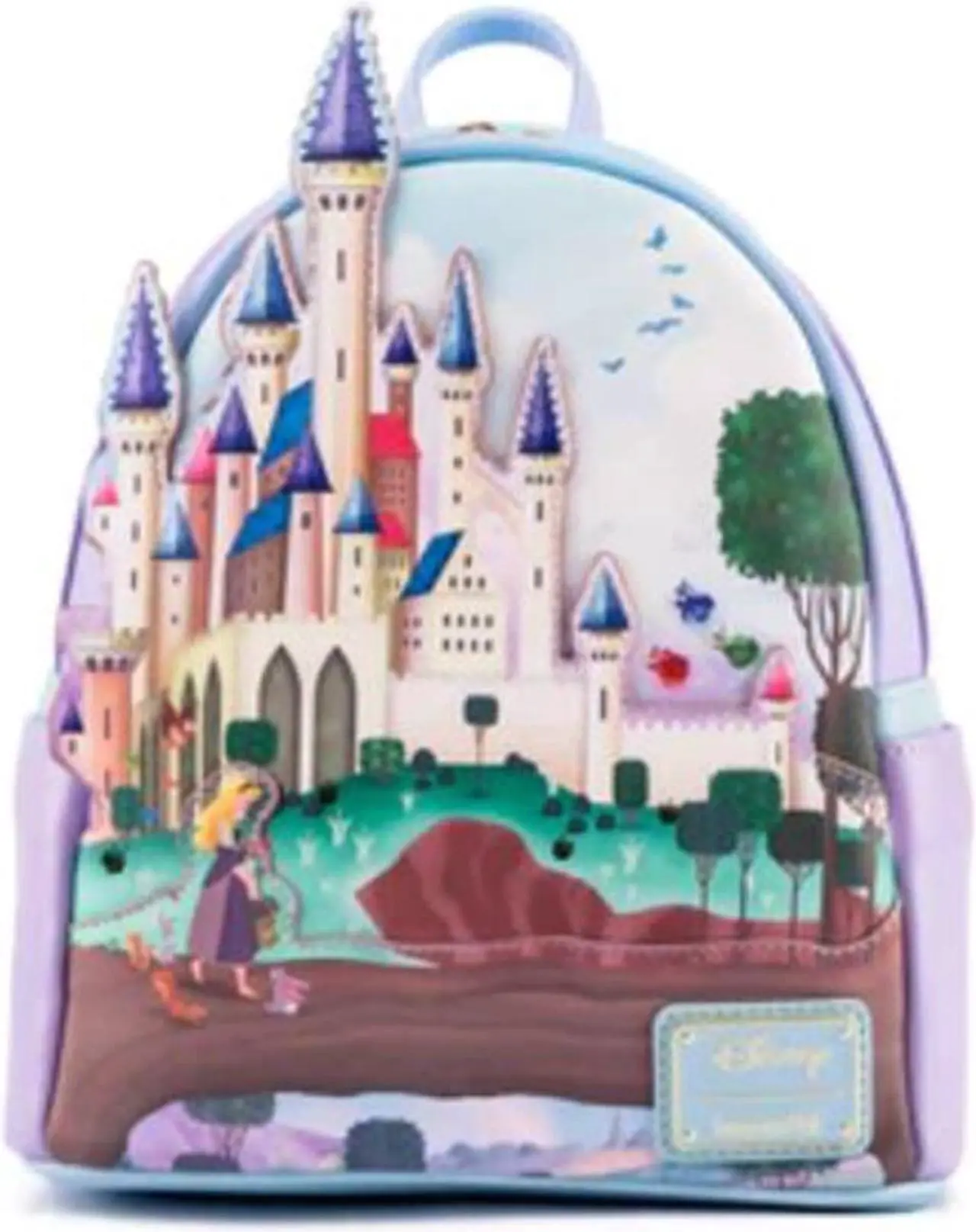 Main image of Loungefly Disney Princess Castle Series Sleeping Beauty Mini Backpack