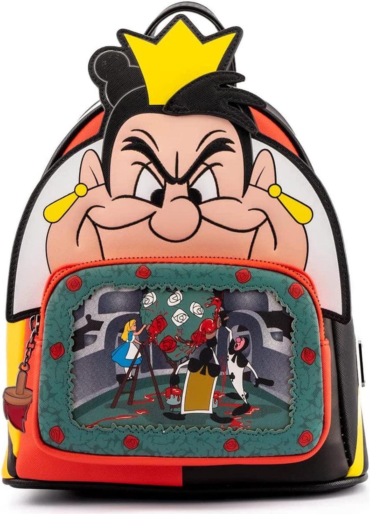 Main image of Loungefly Disney Villains Scene Series Queen Of Hearts Mini Backpack