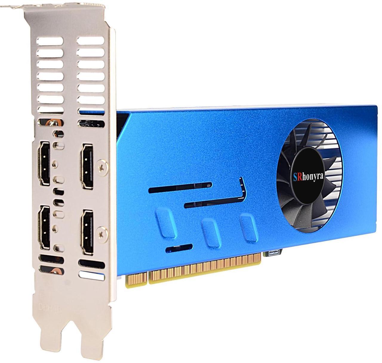 Main image of GTX 750 Ti 4GB 4 Monitor Video Card Featuring Locked Resolution, GDDR5 128-Bit 6×HDMI 2.0 Ports, Video Wall Projection Fusion Stock Monitoring