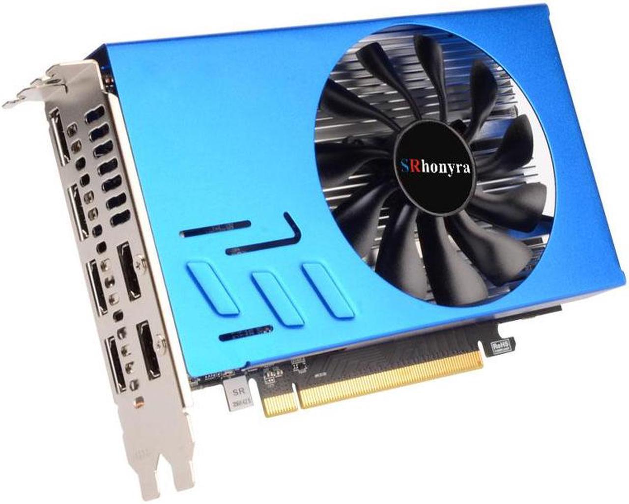 SRhonyra Radeon R7 350 HD7750 4GB  GDDR5 6HDMI  Video Card 6 Monitors  Graphics Card GPU PCI-Express 3.0 16X 128-Bit