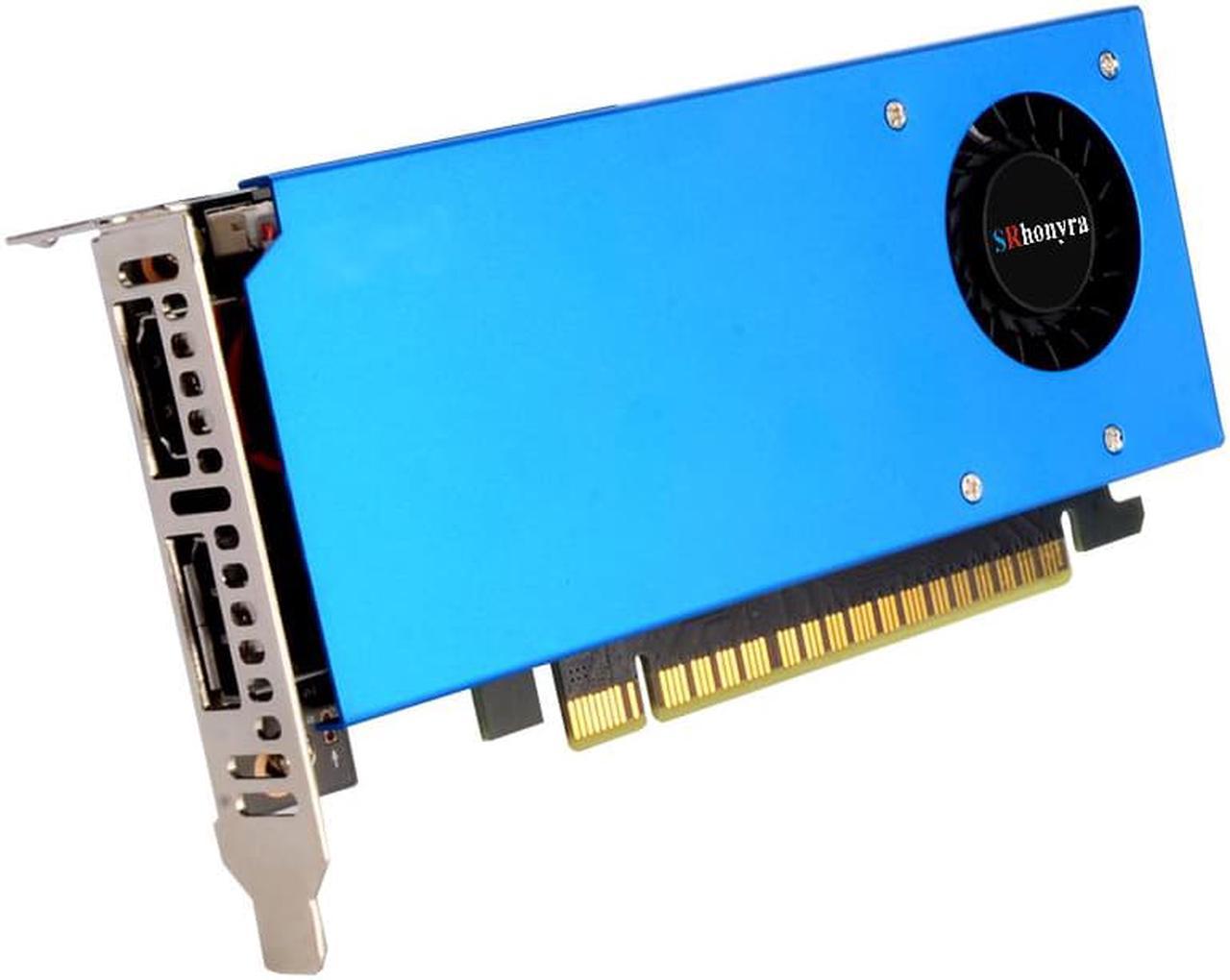 SRhonyra GeForce GTX 1050 ti low profile video card 4G GDDR5 supper compact PCI Express 3.0 x16 Single Slot Powered by PCI bus HDMI DP port low profile gpu lp gpu