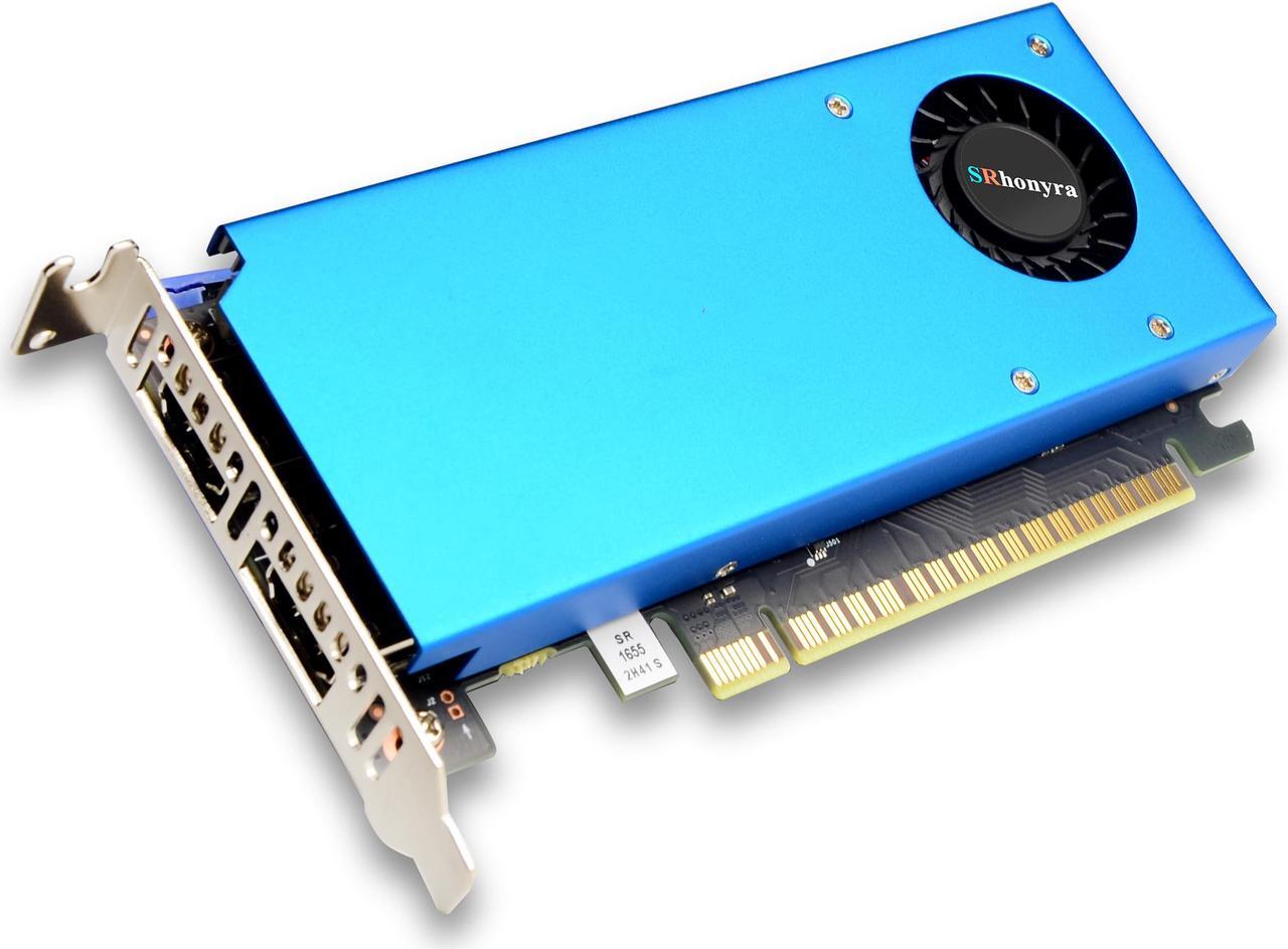 Alt view image 2 of 7 - SRhonyra GeForce GTX1050 2G GDDR5 low profile video card  PCI Express 3.0 16X
 HDMI DP port gtx 1050 low profile graphics card lp GPU