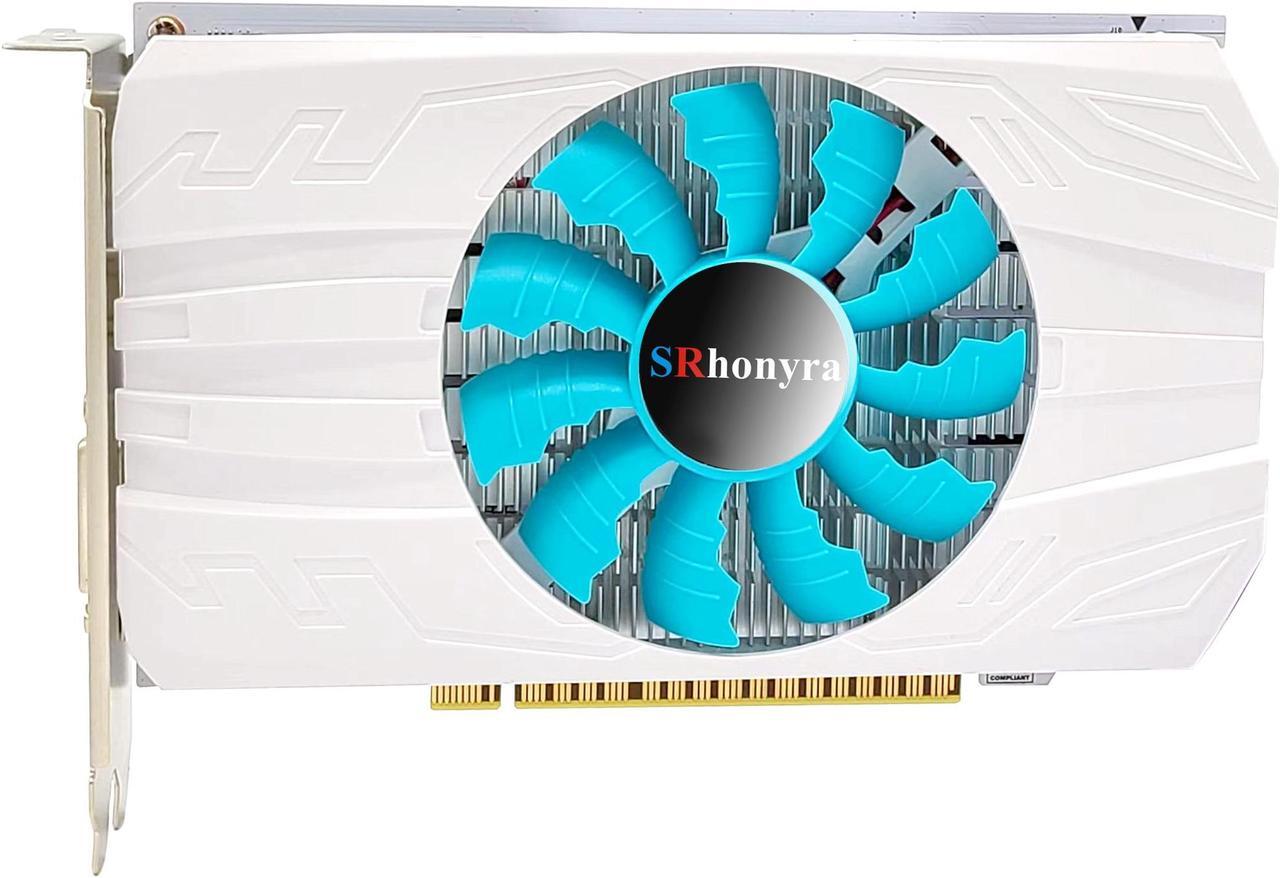 Main image of SRhonyra GeForce GTX 1050 4GB Graphics Card GDDR5 128 Bit PCIe 3.0 x16 Bus Powered DP+HDMI+DVI Ports Gaming GPU