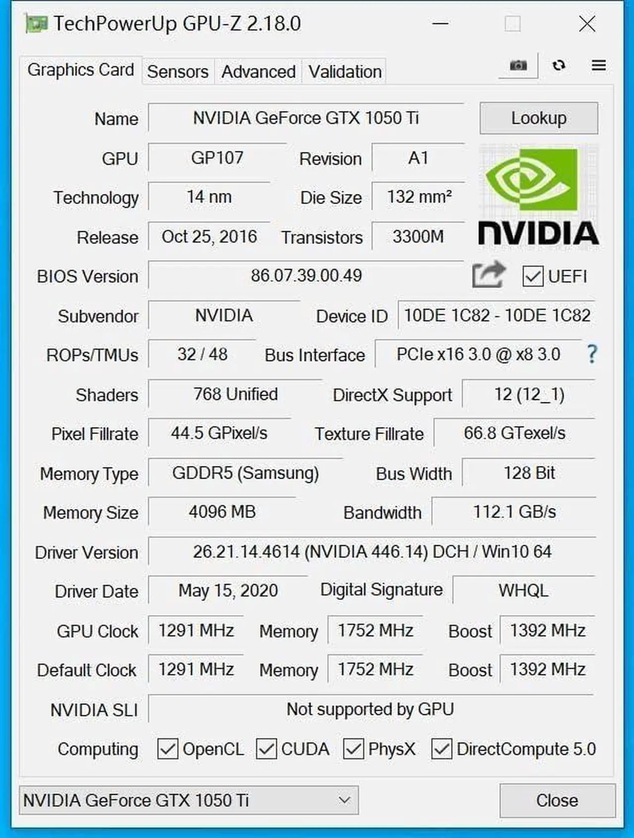 Alt view image 6 of 6 - SRhonyra GeForce GTX 1050Ti 4GB Graphics Card GDDR5 128 Bit PCIe 3.0 x16 Bus Powered DP+HDMI+DVI Ports Gaming GPU