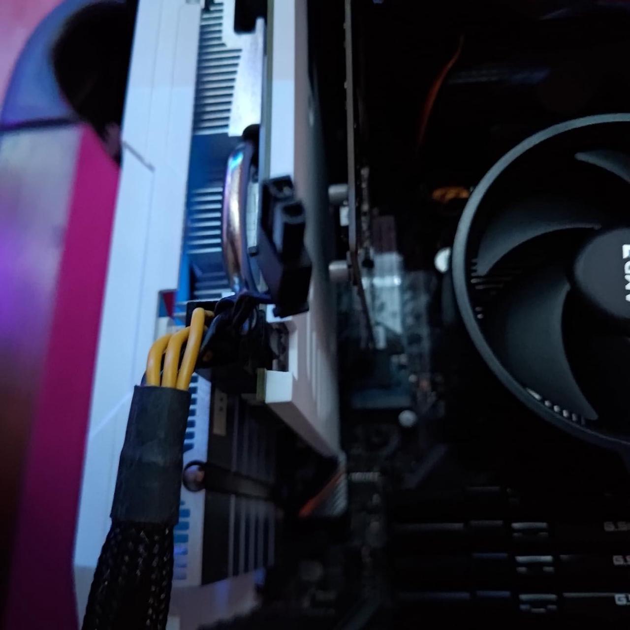 Alt view image 3 of 7 - SRhonyra AMD RX 580 8GB Gaming graphics card 2048SP GDDR5  256Bit PCI Express 3.0 x16 6Pin Gaming Video Card Mining GPU Gaming GPU with HDMI DP DVI Port