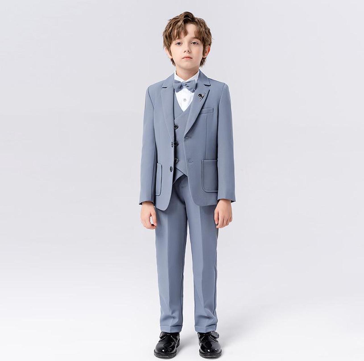 Children Dress Suits (6 pieces)Piano Host Costume British Gentleman Style