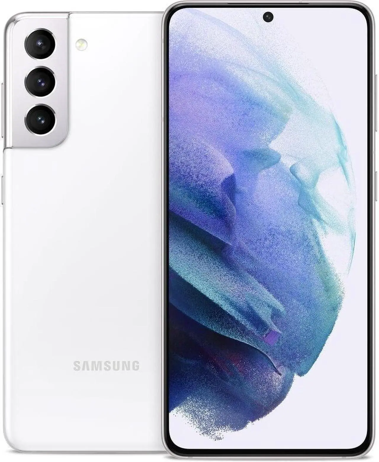 Main image of Samsung Galaxy S21 128GB 6.2" 5G GSM Unlocked, Phantom White