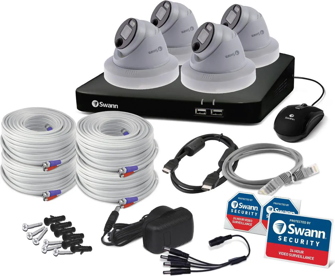 Alt view image 6 of 6 - Swann Enforcer 4 Camera 8 Channel 1080p Full HD DVR Security System