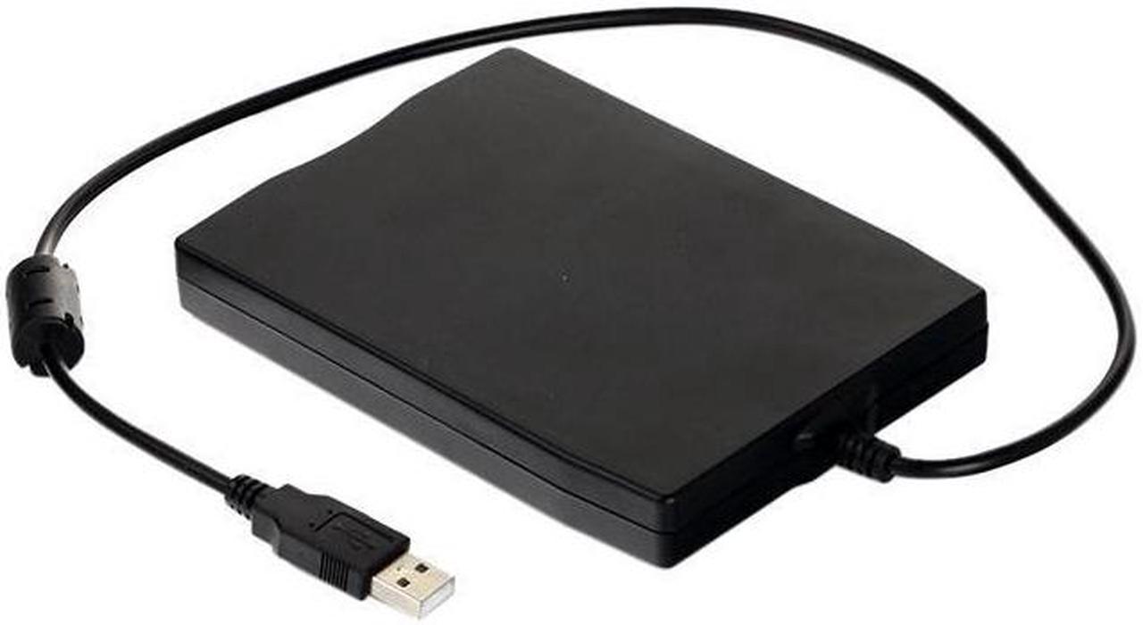 KEHIPI USB Floppy Drive 3.5" USB External Floppy Disk Drive Portable 1.44 MB FDD USB Drive Plug and Play for PC Windows 10 7 8 Windows XP Vista Mac Black