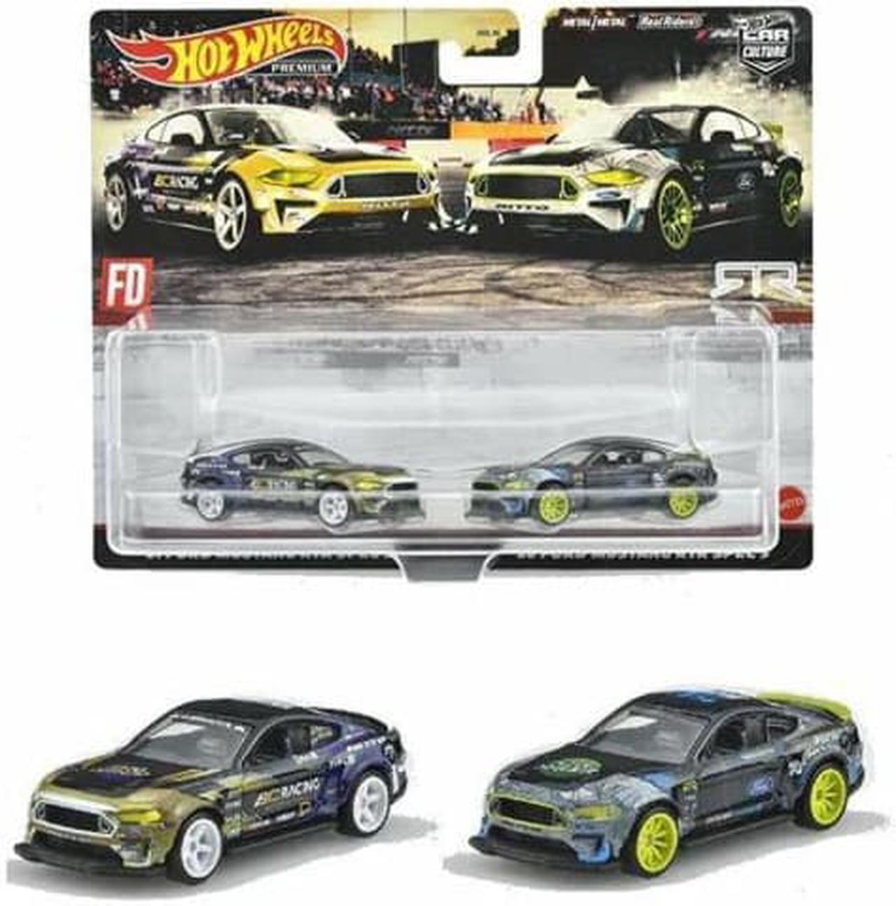 Hot Wheels Premium Car Culture '20 & '21 Ford Mustang RTR Spec 5 -  2 Vehicles