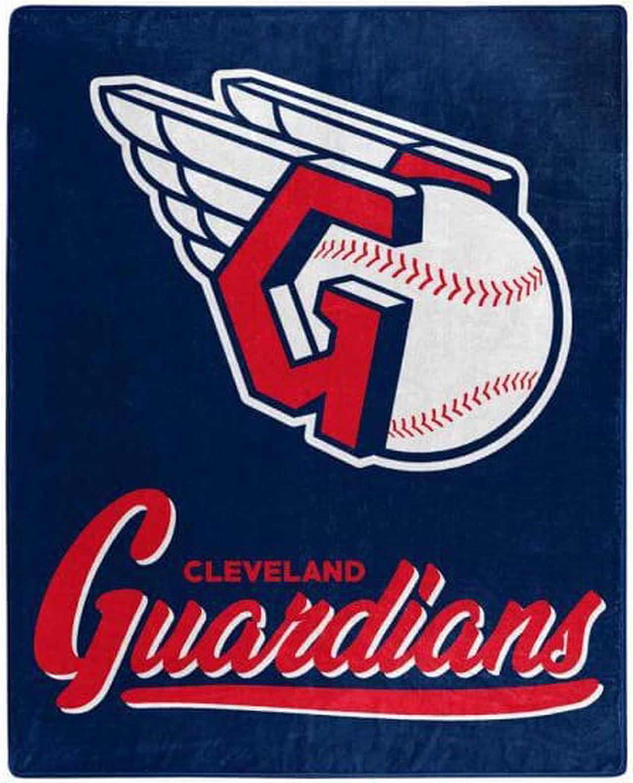 Cleveland Guardians MLB Signature Raschel Throw Blanket