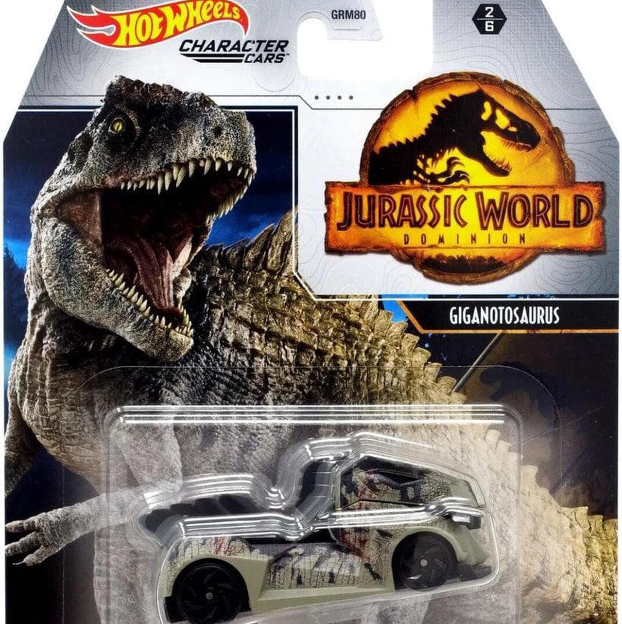 Hot Wheels Jurassic World Character Cars Giganotosaurus 2/6