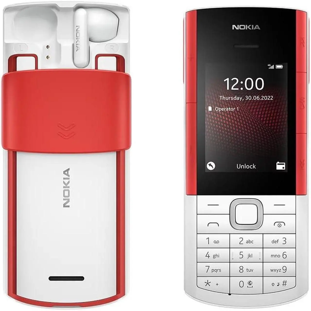 Main image of Nokia 5710 XpressAudio 4G 2.4"(TA-1498)Built-in Wireless Earbuds Phone By FedEx