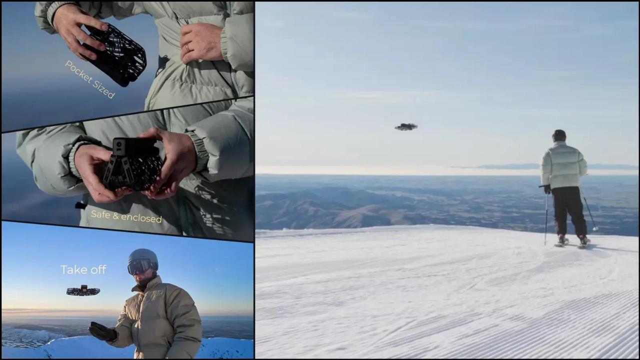 Alt view image 5 of 5 - HoverAir X1 Pro Max 8K Flying Action Camera ( Standard Package with One Battery)