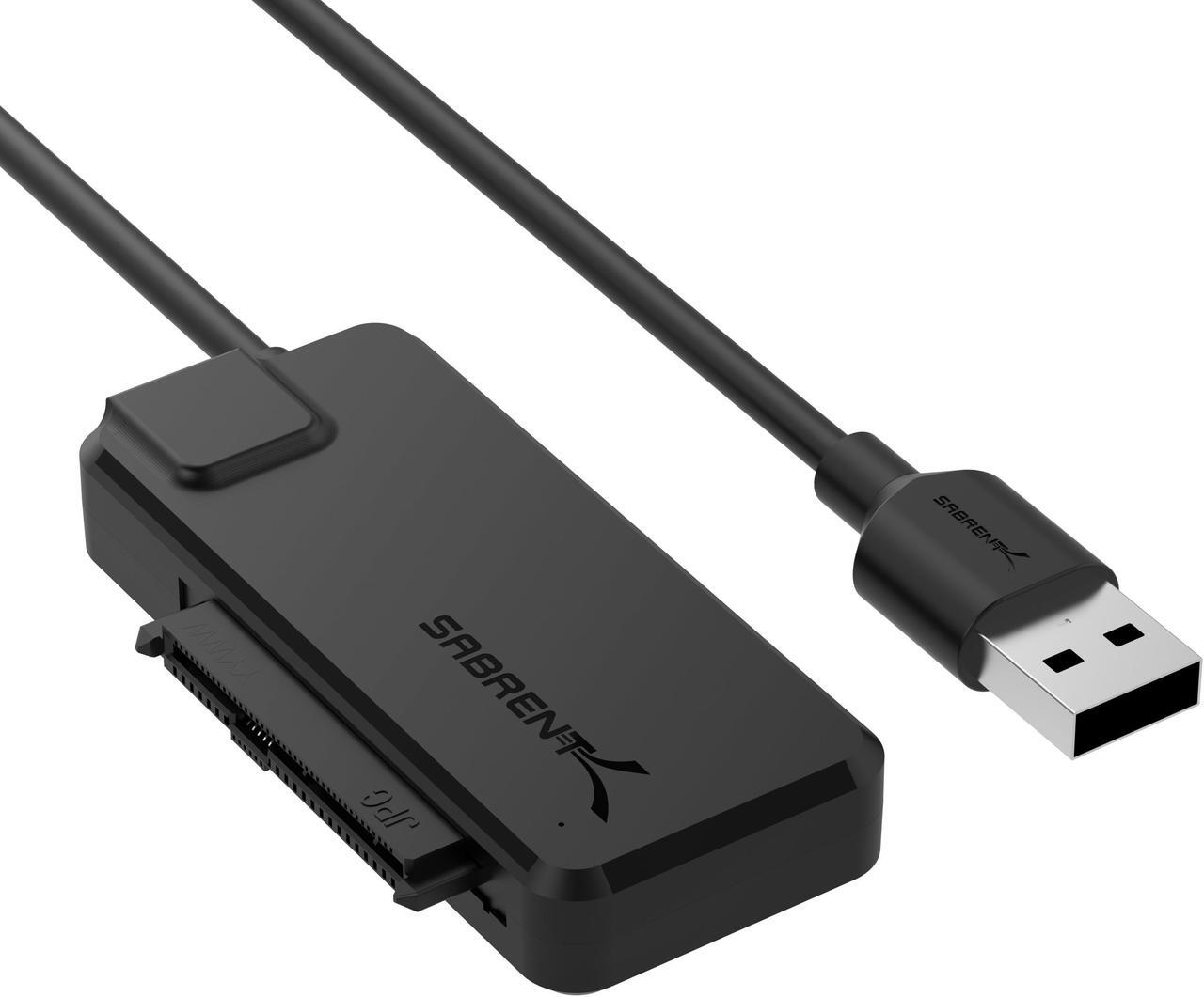 Main image of SABRENT USB 3.2 Type A to SATA/U2 SSD Adapter Cable [EC-U2SA]