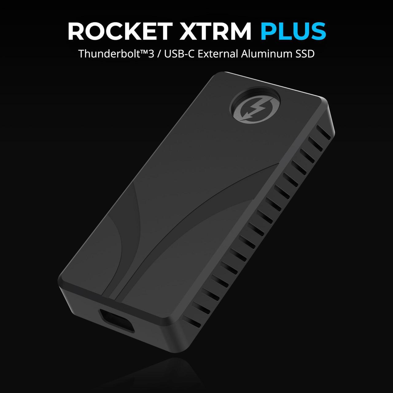 Alt view image 2 of 6 - SABRENT Rocket XTRM Plus 2TB Thunderbolt 3 Portable SSD - High-Speed External Storage, Rugged Aluminum, USB-C Compatible, 2700MB/s, Bus-Powered, Plug & Play (SB-XTMP-2TB)