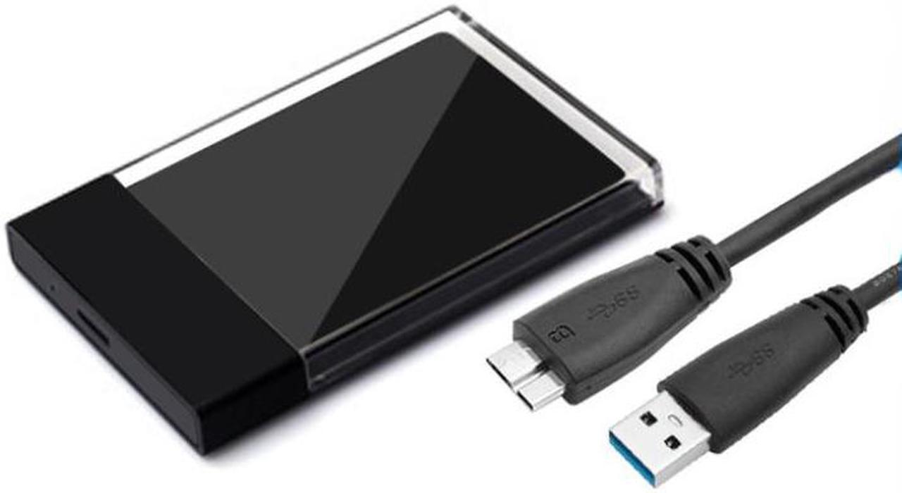 Main image of External USB 3.0 Transparent 2.5 Inch Mobile Hard Disk Box External SATA Serial Port SSD Mechanical Solid State Hard Disk Box