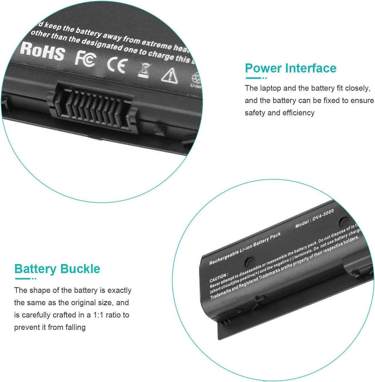 Alt view image 5 of 5 - 11.1V Battery for HP Envy DV7-7240US DV7-7250US DV7-7323CL DV7-7353SR DV7T-7300