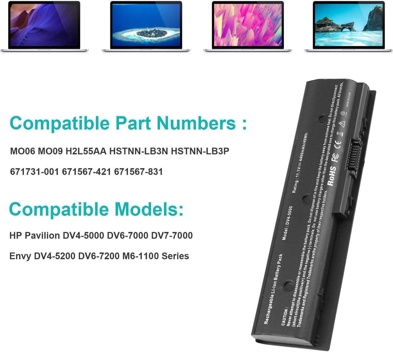 Alt view image 4 of 5 - 11.1V Battery for HP Envy DV7-7240US DV7-7250US DV7-7323CL DV7-7353SR DV7T-7300