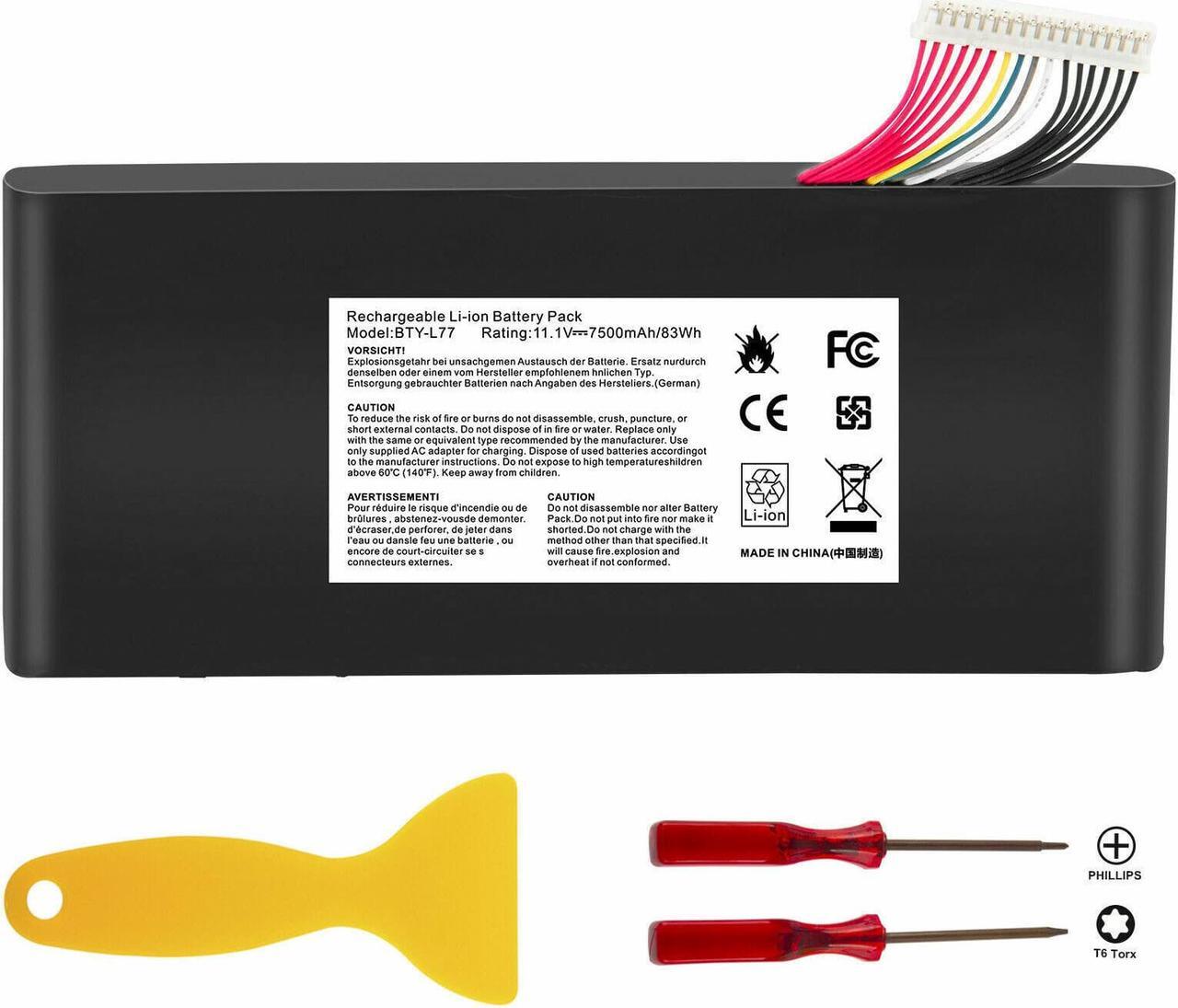 Main image of BTY-L77 MS-1781 MS-1782 MS-1783 MS-1785 Battery for MSI GT72 GT80 WT72 Series