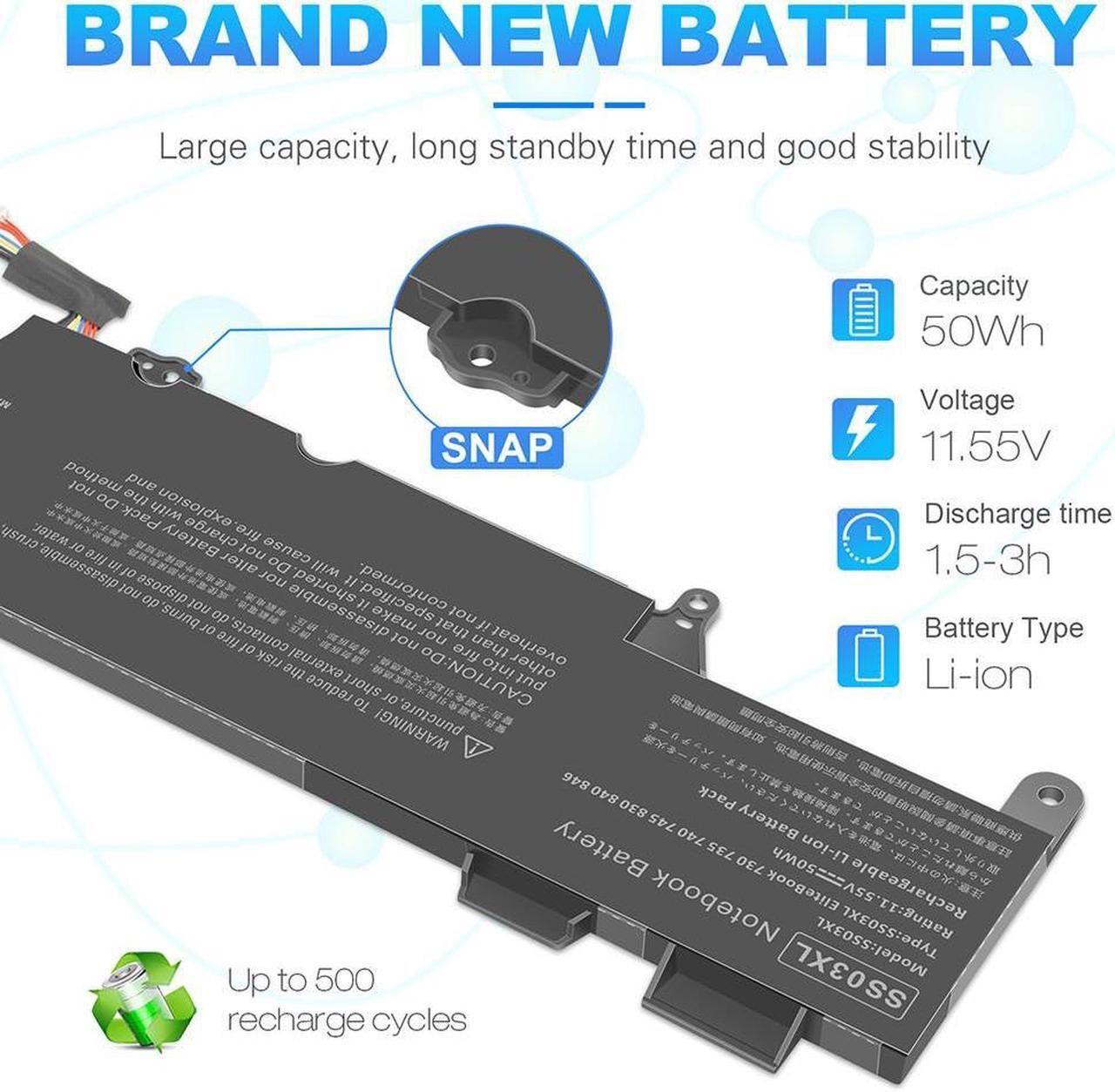 Alt view image 2 of 5 - 11.55V Battery for HP 932823-421 HSN-112C HSN-113C-4 HSTNN-1B8C HSTNN-DB8J HSTNN-IB8C